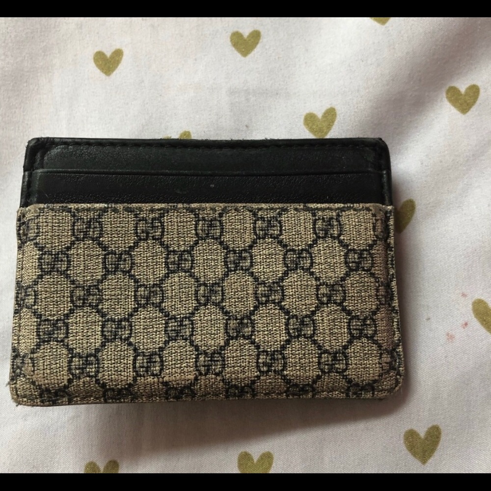 Gucci money and credit card clip